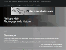 Tablet Screenshot of nature-en-photos.com
